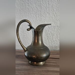 Vintage Brass Pitcher